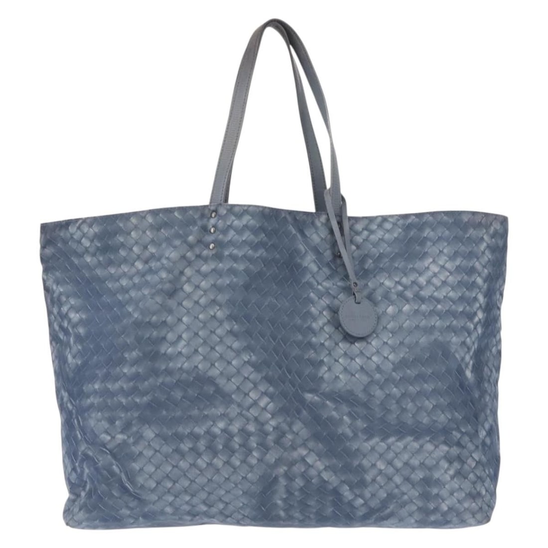 Blue Intrecciolusion Tote Bag by Bottega Veneta Nylon (1 of 2)