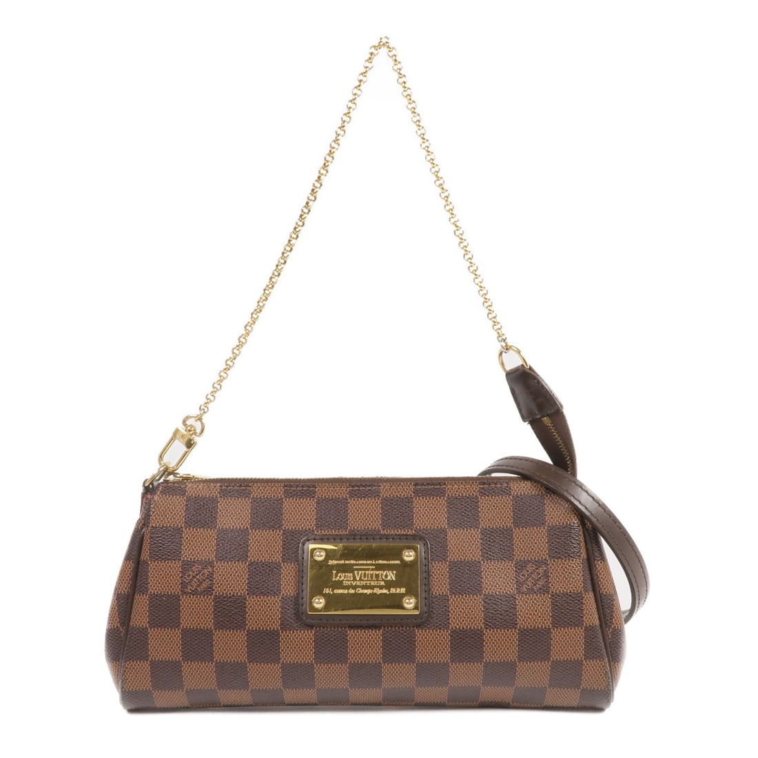 LOUIS VUITTON Eva 2 Way Shoulder Bag N55213 Damier Brown (1 of 14)