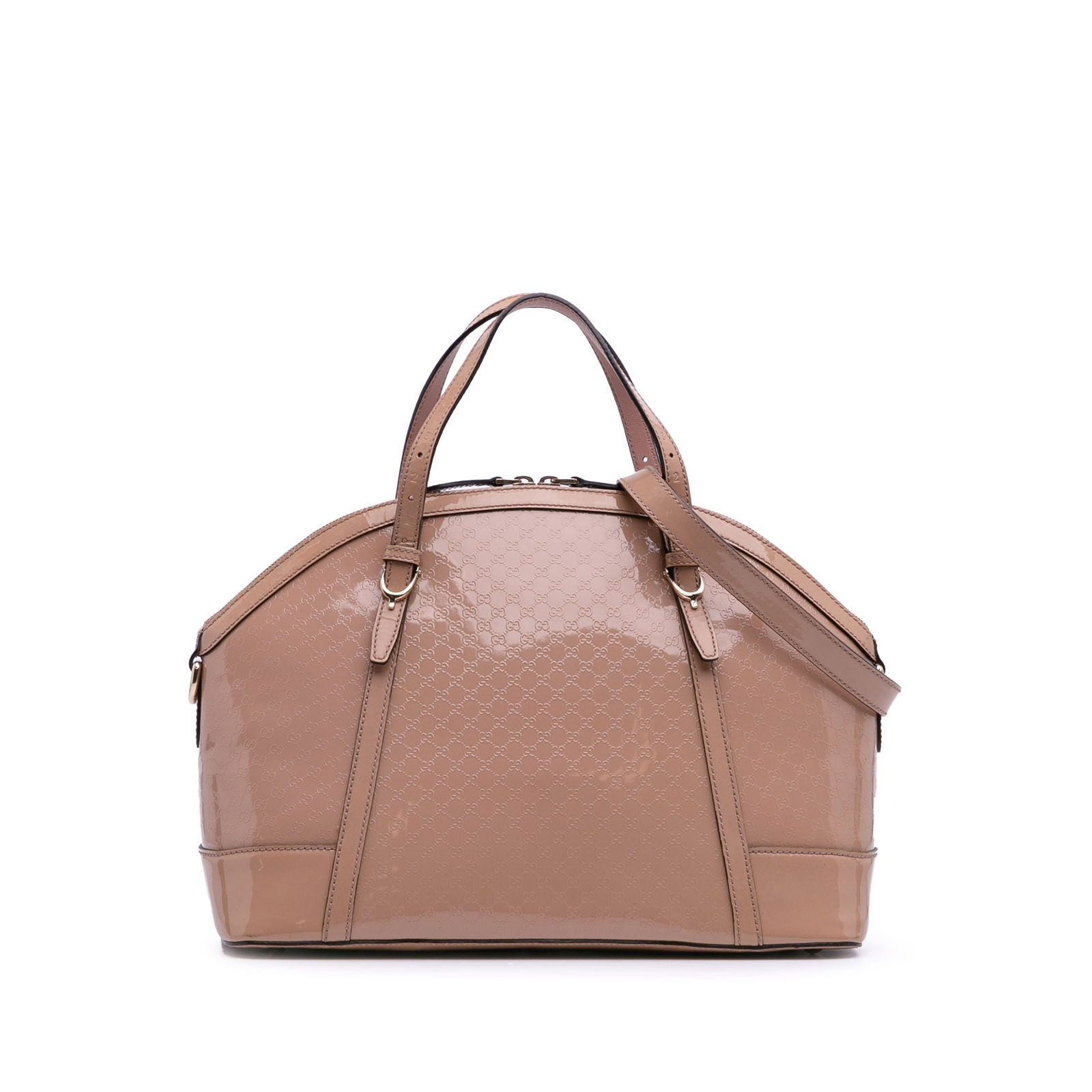 Gucci Large Microguccissima Patent Dome Satchel Brown Leather: Gucci Large Microguccissima Patent Dome Satchel Brown Leather Introducing the Gucci Large Microguccissima Patent Dome Satchel, a stylish and functional accessory crafted from high-quality patent leath
