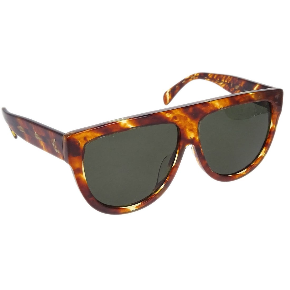 Celine Brown Acrylic Sunglasses with Black Lenses TF01005155 (1 of 7)