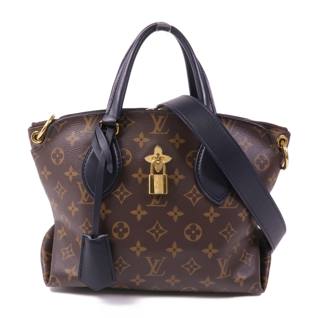 LOUIS VUITTON Monogram Flower 2way Shoulder Bag M44351 Brown GHW: LOUIS VUITTON Monogram Flower 2way Shoulder Bag M44351 Brown GHW Elevate your style with this LOUIS VUITTON Monogram Flower Zip Tote, featuring a chic 2-way design that allows for versatile wear as a
