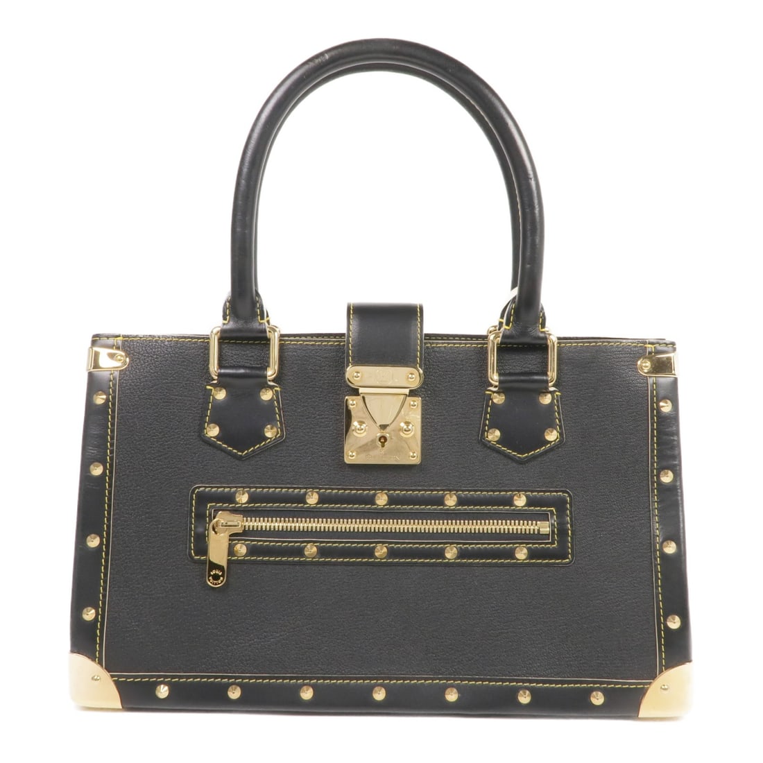 LOUIS VUITTON Fabuleux Handbag M91812 Black Goatskin GHW (1 of 18)