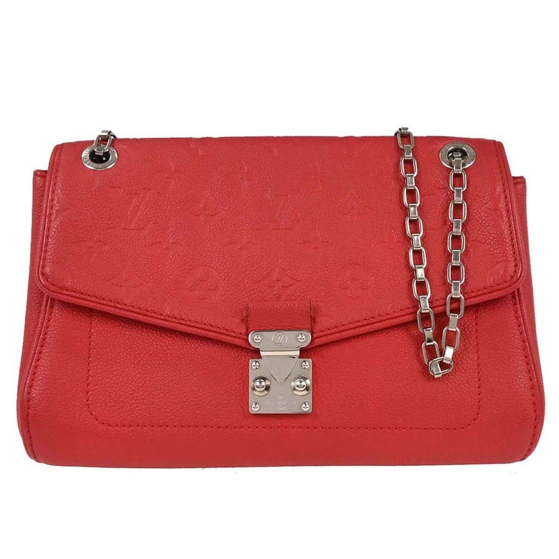 Pink Saint Germain Shoulder Bag by Louis Vuitton: Pink Saint Germain Shoulder Bag by Louis Vuitton This pre-owned Louis Vuitton Saint Germain shoulder bag features a pink exterior and is designed for female use. It is in good condition with some dirt