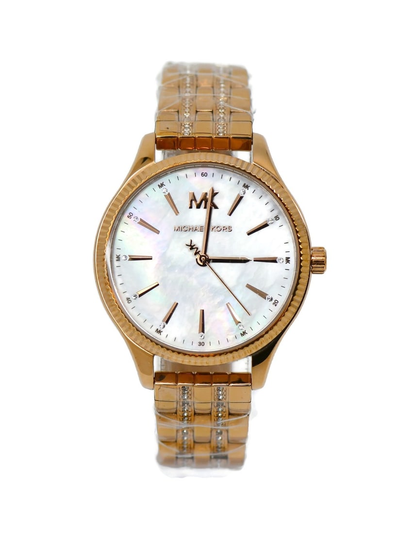 Michael Kors Lexington MK4493 Stainless Steel Quartz Watch Authentic (1 of 6)
