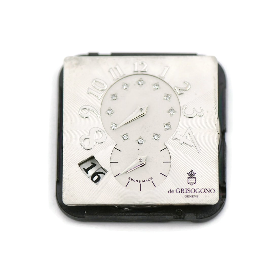 De Grisogono 28x28mm Automatic Movement 100% Authentic: De Grisogono 28x28mm Automatic Movement 100% Authentic This de GRISOGONO Automatic Movement features a mechanical (automatic) movement, ensuring reliable timekeeping. The movement measures 28mm x 28mm