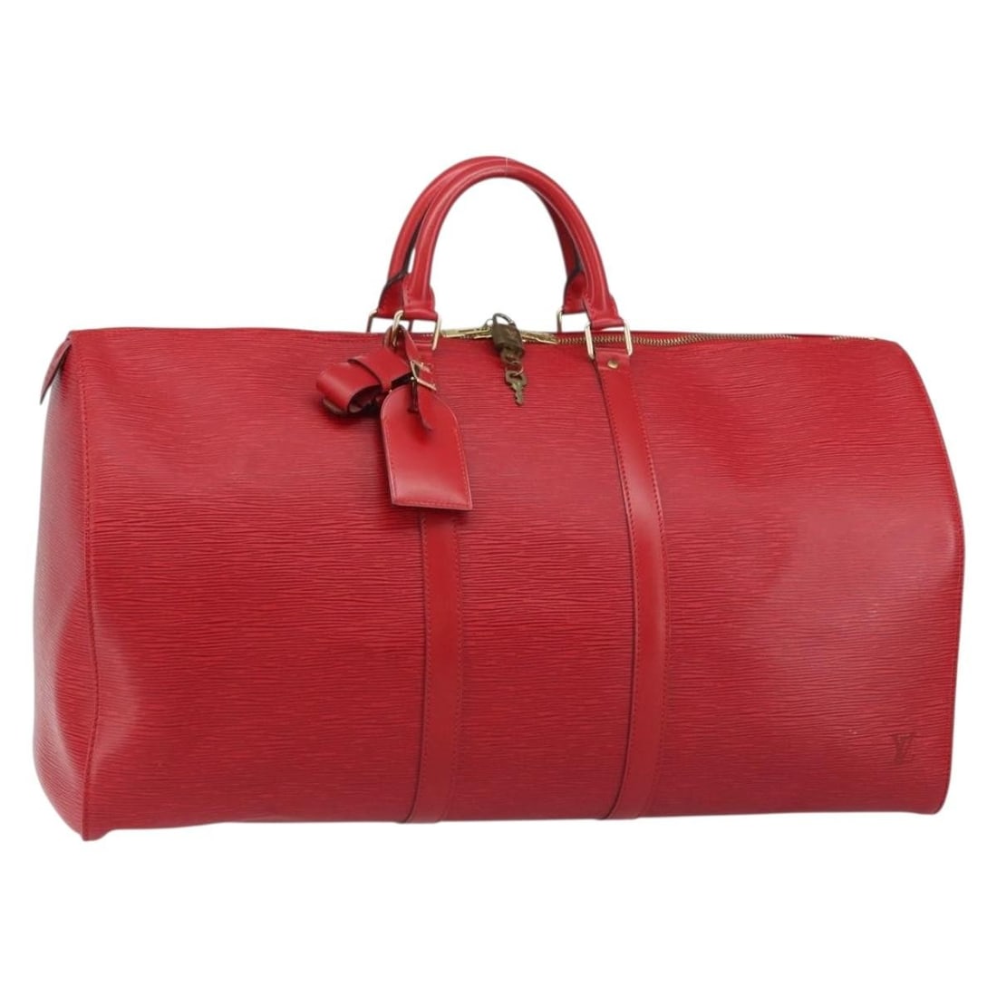 Keepall Red Travel Bag by Louis Vuitton (1 of 1)