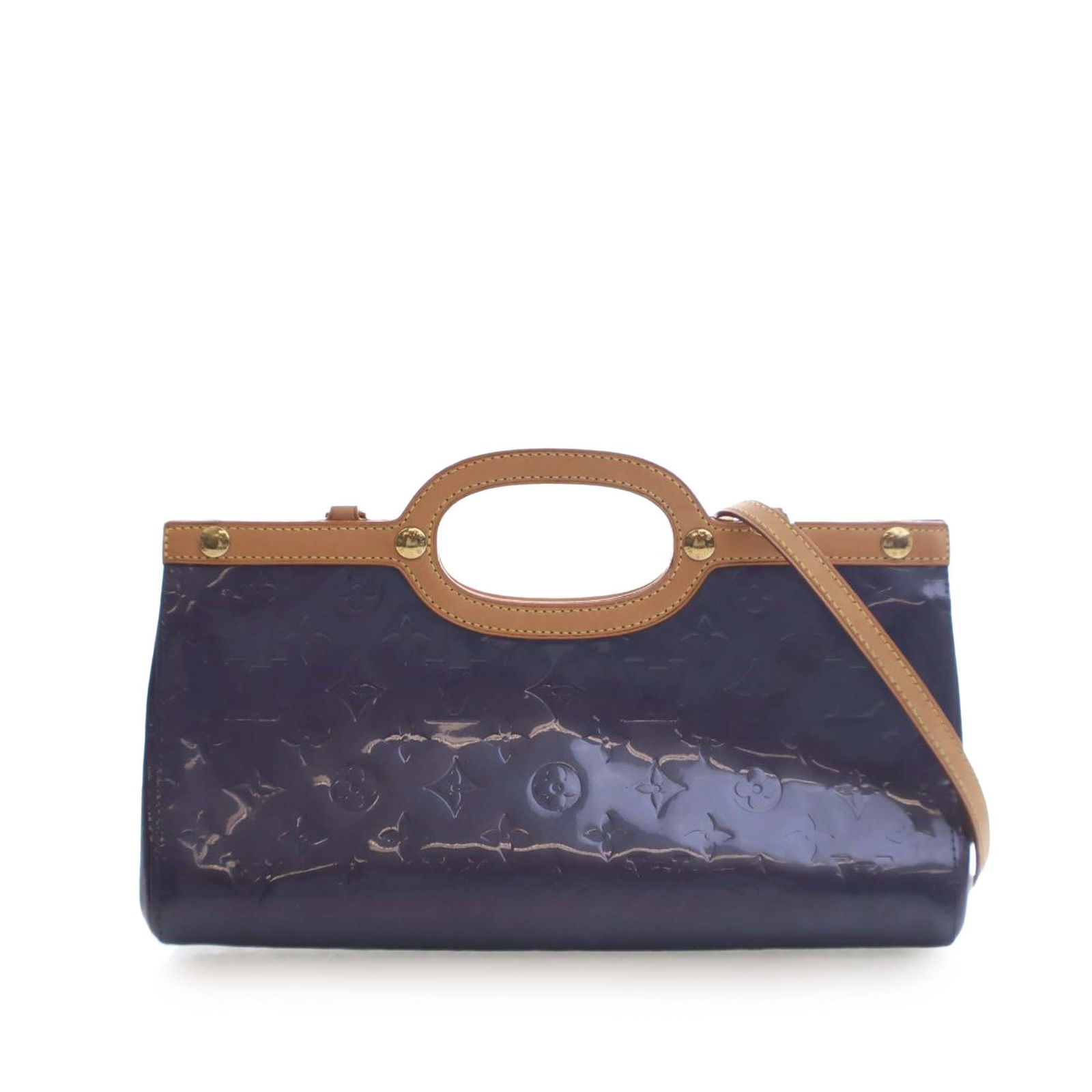 Louis Vuitton Roxbury Drive Purple Vernis Leather Shoulder Bag (1 of 15)