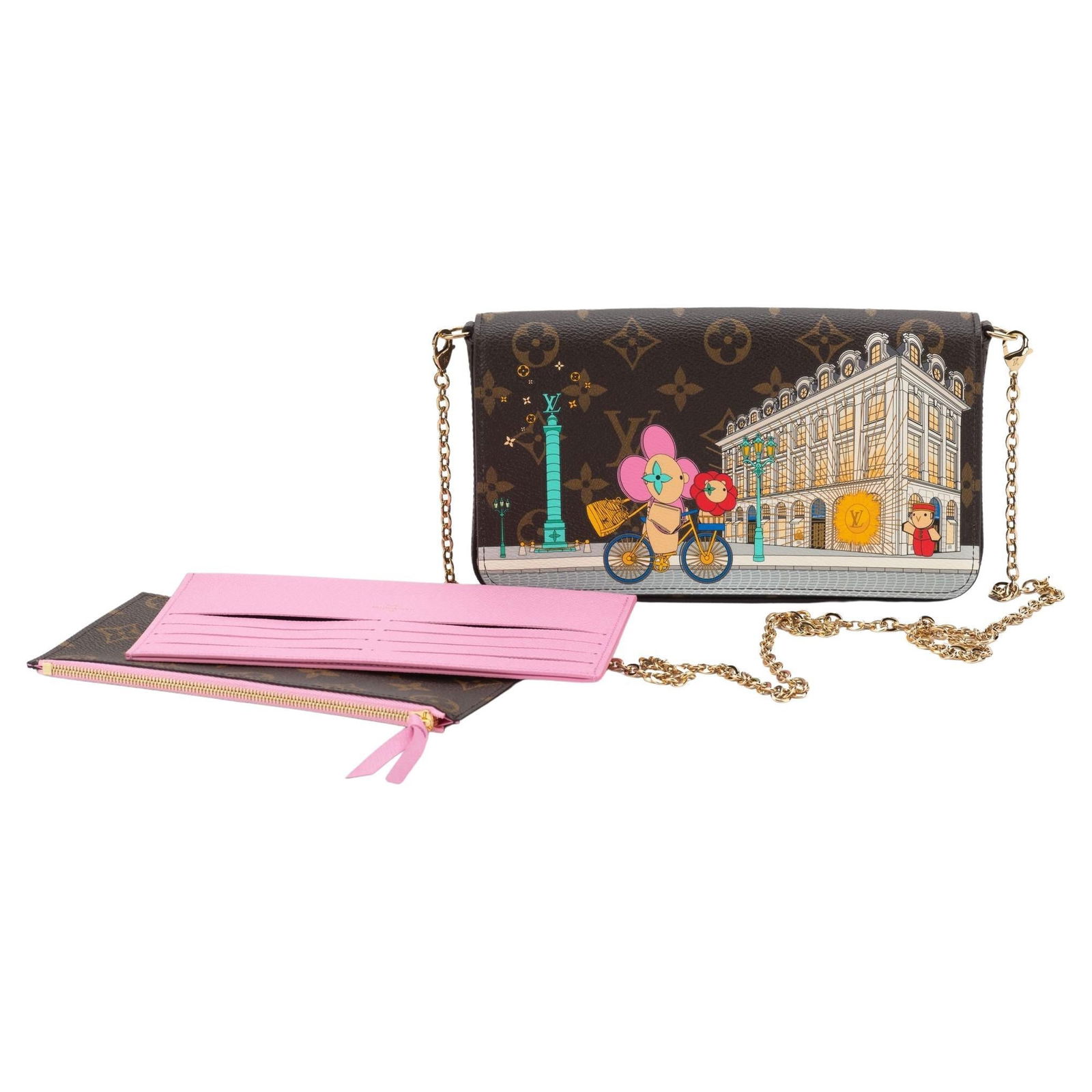 Louis Vuitton Holiday Vendome Cross Body Vivienne 2022 NIB: Louis Vuitton Holiday Vendome Cross Body Vivienne 2022 NIB Introducing the Louis Vuitton Holiday Vendome Cross Body, a stunning addition to the Vivienne Holidays 2022 collection. This brand new item s