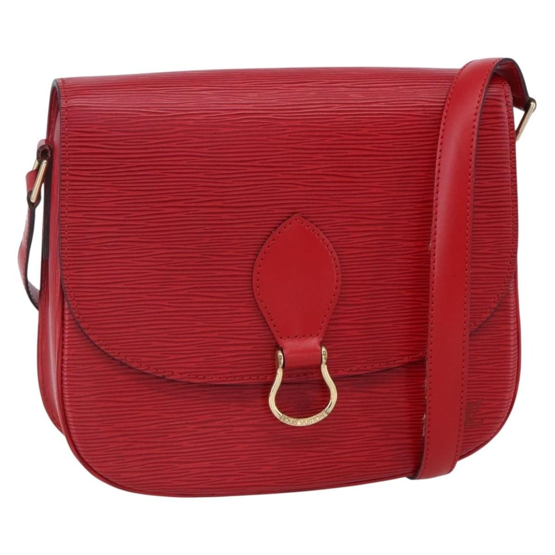 LOUIS VUITTON Epi Saint Cloud GM Red Shoulder Bag M52197 Auth (1 of 18)