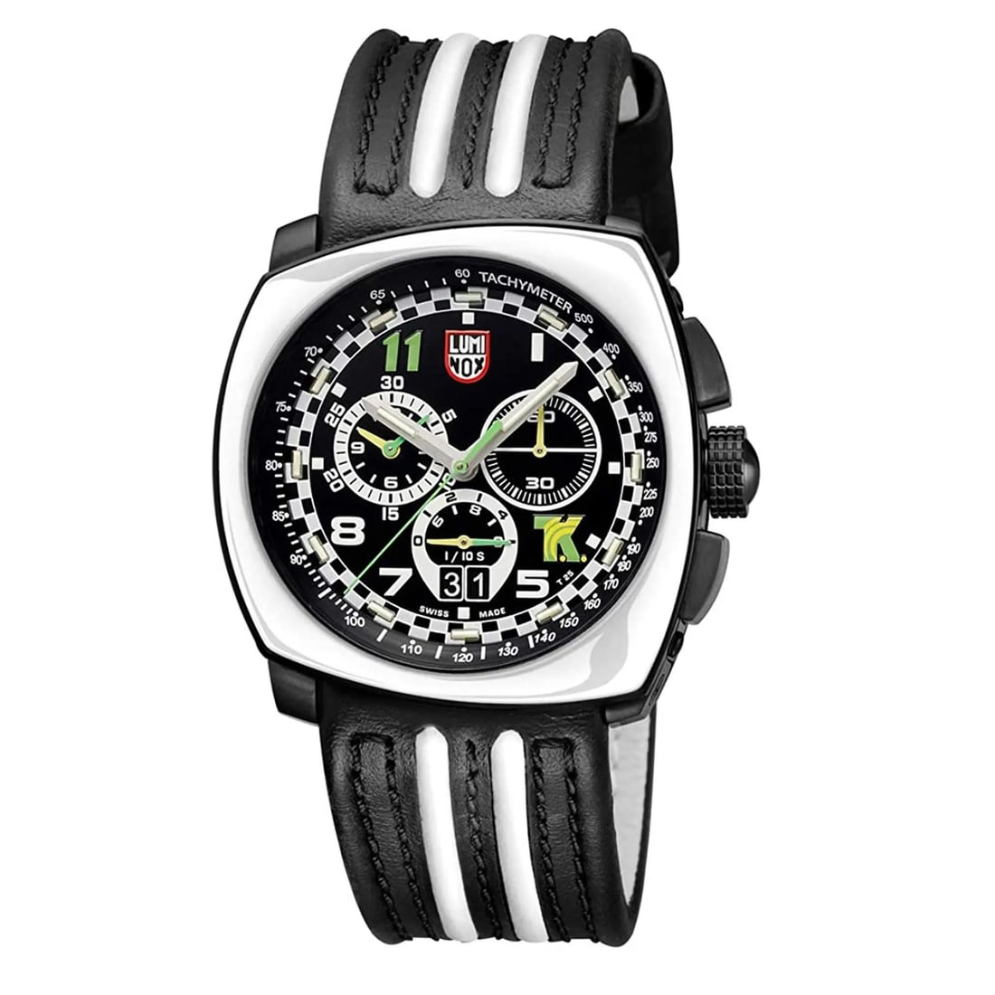 Luminox Tony Kanaan Limited Edition Quartz Sport Watch Black Dial: Luminox Tony Kanaan Limited Edition Quartz Sport Watch Black Dial The Luminox Tony Kanaan Limited Edition is a striking sports wristwatch designed for men, featuring a bold black dial and a durable st