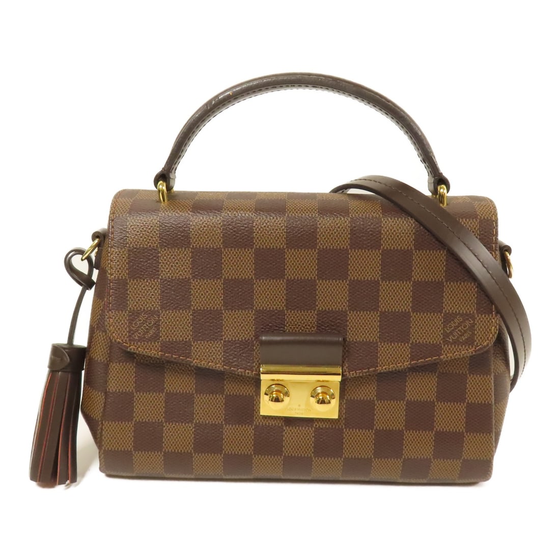 LOUIS VUITTON Croisette 2 Way Shoulder Bag N53000 Brown GHW (1 of 15)