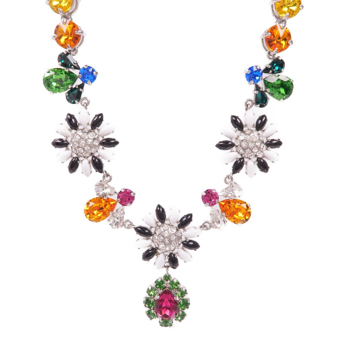 Miu Miu Silver Metal Necklace Elegant Design (1 of 10)