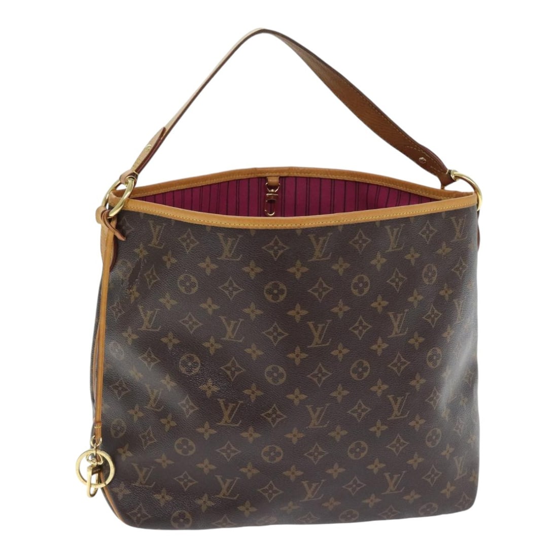 Delightful NM Shoulder Bag by Louis Vuitton in Brown: Delightful NM Shoulder Bag by Louis Vuitton in Brown This pre-owned Louis Vuitton Delightful NM shoulder bag features a brown exterior and is designed for female use. It shows signs of use, including