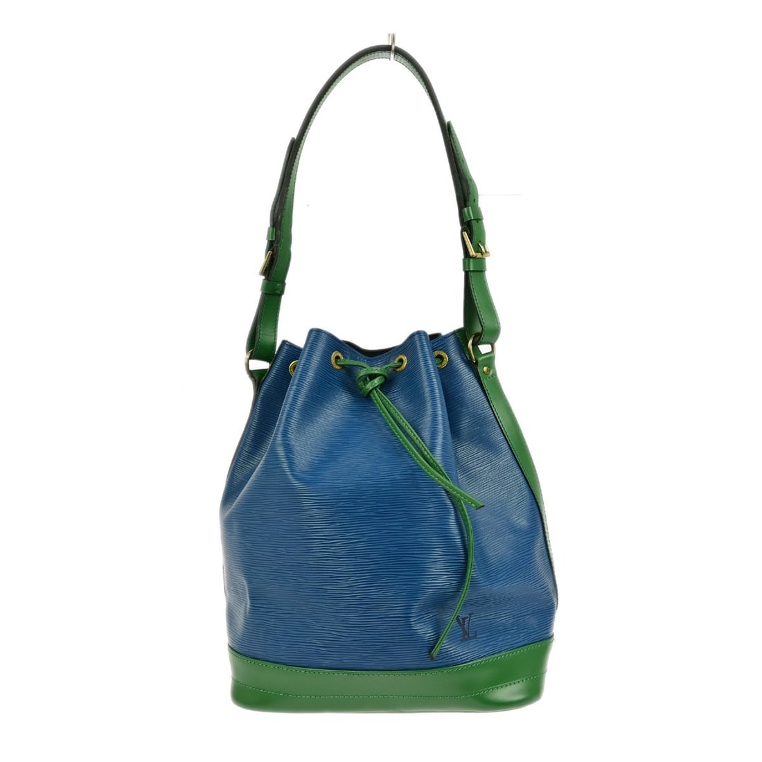Pre-owned Noe Shoulder Bag in Green and Blue Epi Leather (1 of 1)