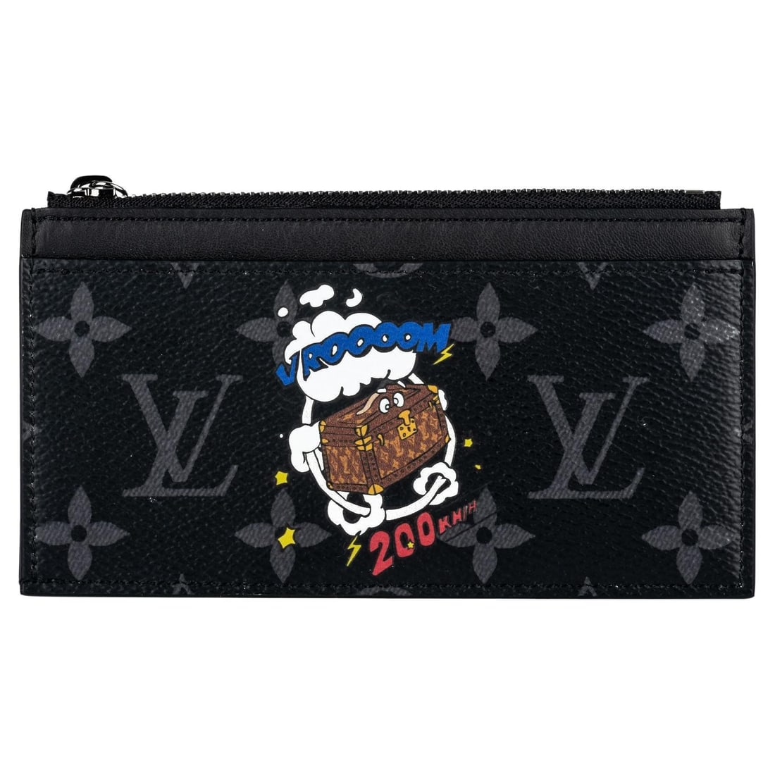 Louis Vuitton CC Holder Virgil Abloh Monogram Eclipse Design: Louis Vuitton CC Holder Virgil Abloh Monogram Eclipse Design Introducing the Louis Vuitton CC Holder designed by Virgil Abloh, a stylish and functional accessory crafted from Monogram Eclipse canvas.
