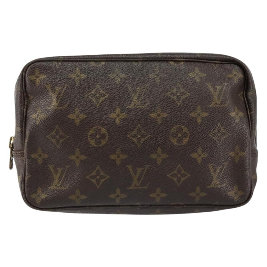 Multicolour Trousse Toilette Clutch by Louis Vuitton: Multicolour Trousse Toilette Clutch by Louis Vuitton This pre-owned Louis Vuitton Trousse Toilette Multicolour clutch bag features signs of wear, such as surface rubbing, scratches on the metal fittin