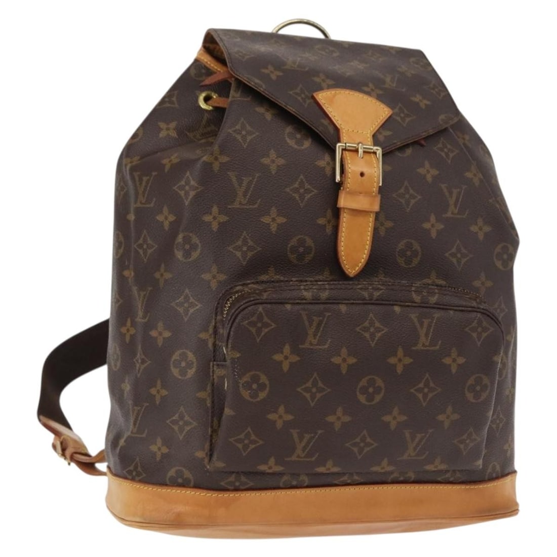 LOUIS VUITTON Monogram Montsouris GM Backpack M51135 Auth France (1 of 18)