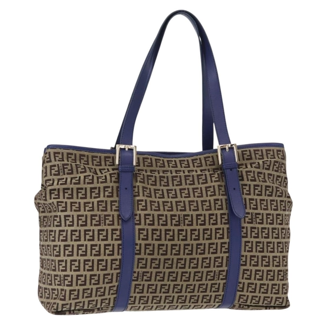 Beige Fendi Zucca Pattern Women's Tote Bag: Beige Fendi Zucca Pattern Women's Tote Bag This pre-owned Fendi Zucca tote bag features a beige exterior and is designed for female users. The bag is in very clean condition with only slight signs of