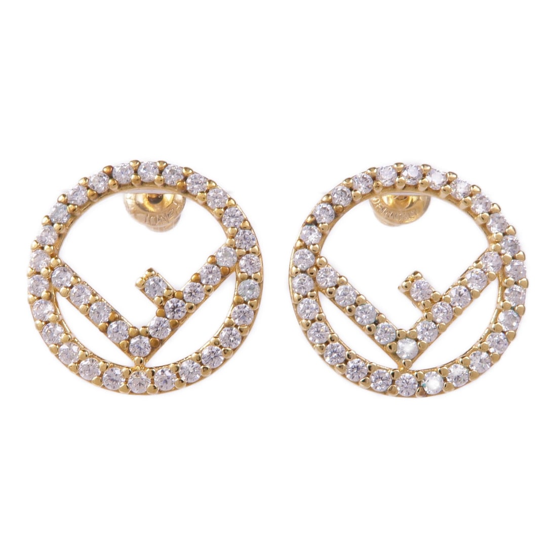 FENDI Clear Metal Pierced Earrings Italy Accessories: FENDI Clear Metal Pierced Earrings Italy Accessories Elevate your accessory collection with these stunning FENDI pierced earrings. Crafted in Italy, these earrings feature a chic clear design that com