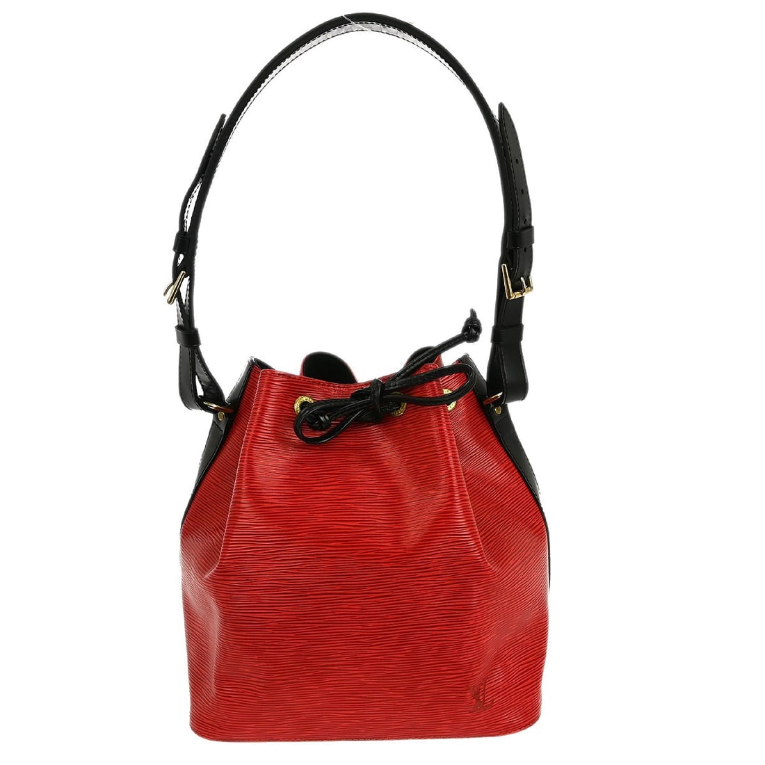 Red and Black Petit Noe Shoulder Bag by Louis Vuitton (1 of 1)