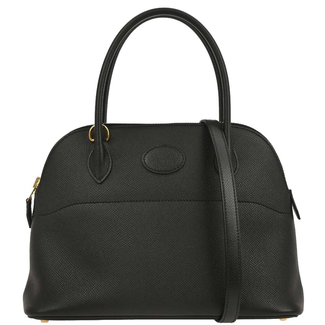 Hermes Bolide 27 Black Leather Handbag (1 of 1)