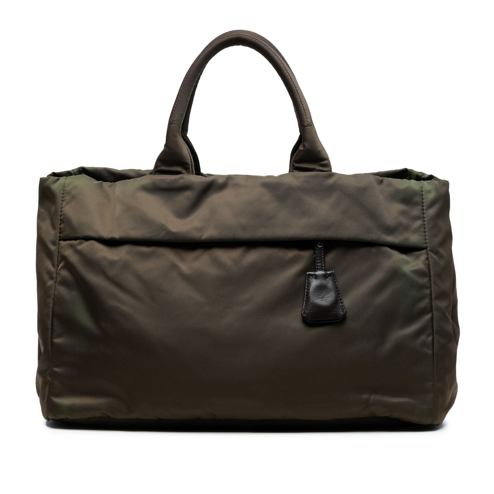 Prada Tessuto Reversible Tote Brown Nylon Bag Italy: Prada Tessuto Reversible Tote Brown Nylon Bag Italy Introducing the Prada Tessuto Reversible Tote, a stylish and versatile accessory crafted from durable nylon. This tote features rolled handles for c