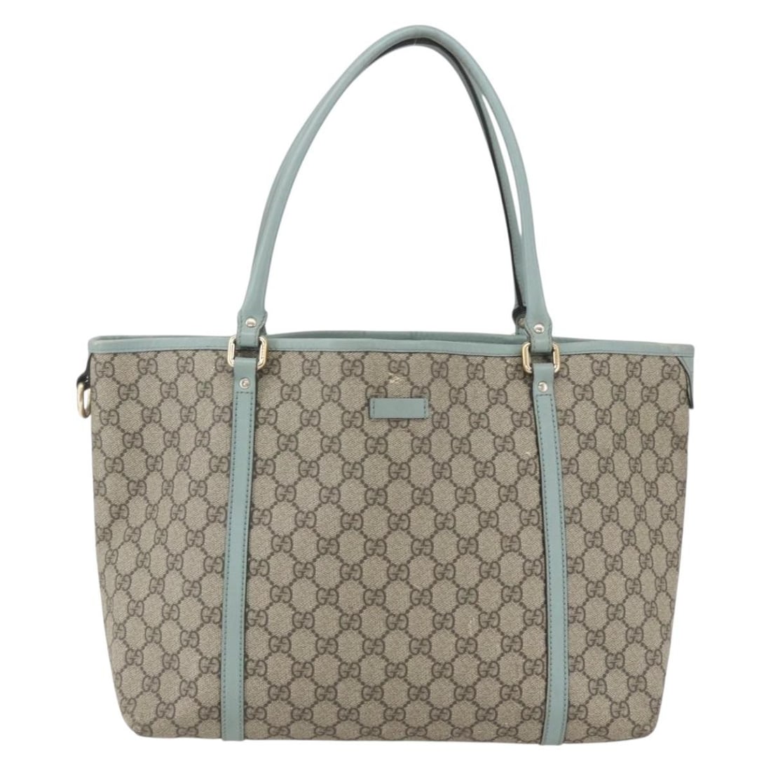 Beige Joy Plus Tote Bag by Gucci for Women: Beige Joy Plus Tote Bag by Gucci for Women This is a Gucci Joy Plus tote bag in beige, designed for women. The bag features a spacious interior and is crafted with quality materials. Signs of prior us