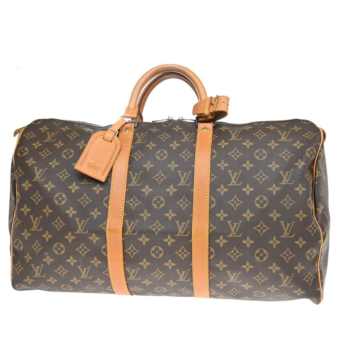 Keepall 50 Travel Bag in Brown by Louis Vuitton (1 of 1)