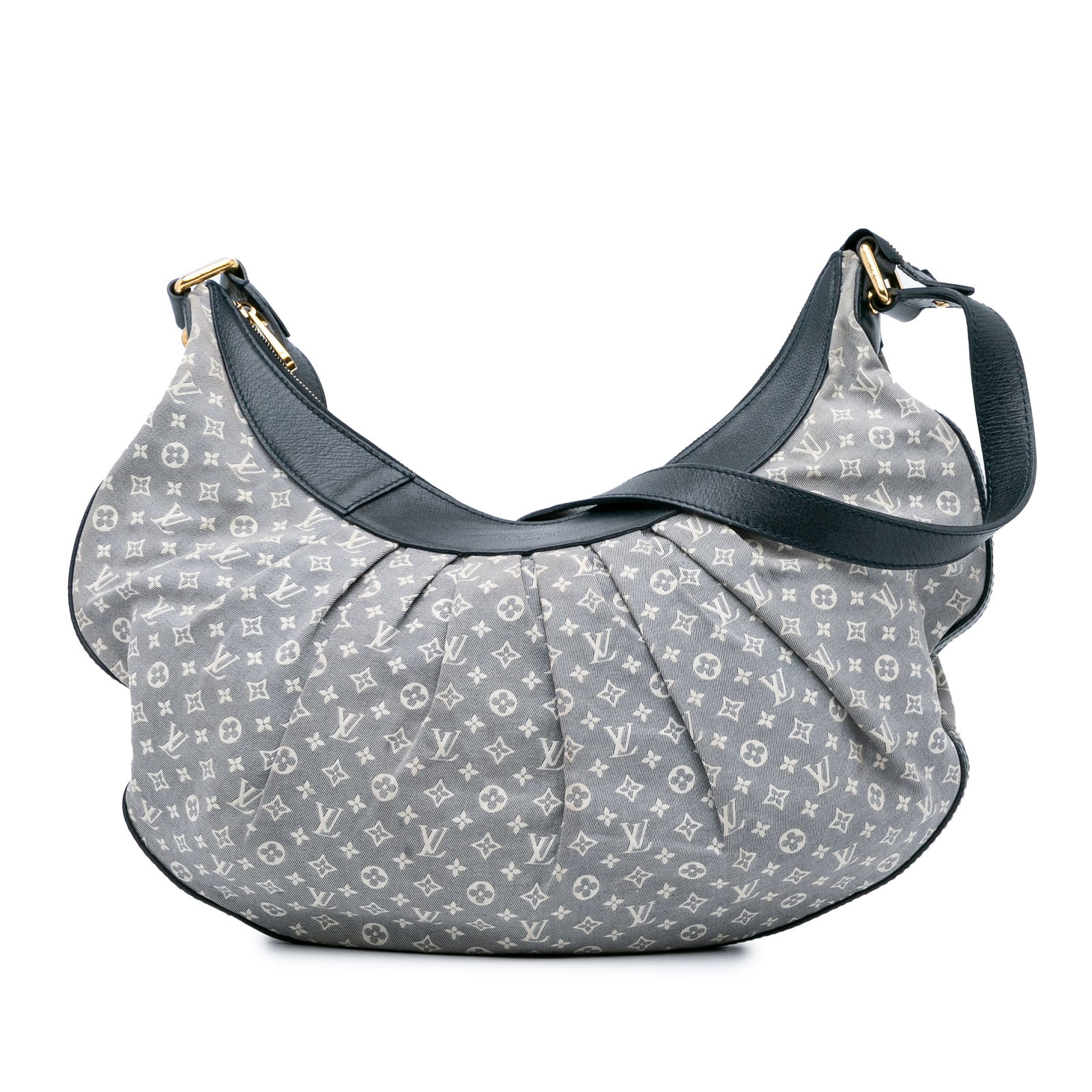 Louis Vuitton Monogram Idylle Rhapsodie MM Gray Handbag: Louis Vuitton Monogram Idylle Rhapsodie MM Gray Handbag The Louis Vuitton Monogram Idylle Rhapsodie MM is a stylish handbag crafted from monogram idylle canvas with leather trim. It features a flat le