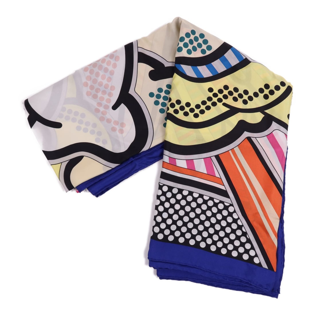 HERMES Multicolor Silk Scarf 140x140 Made in France (1 of 18)
