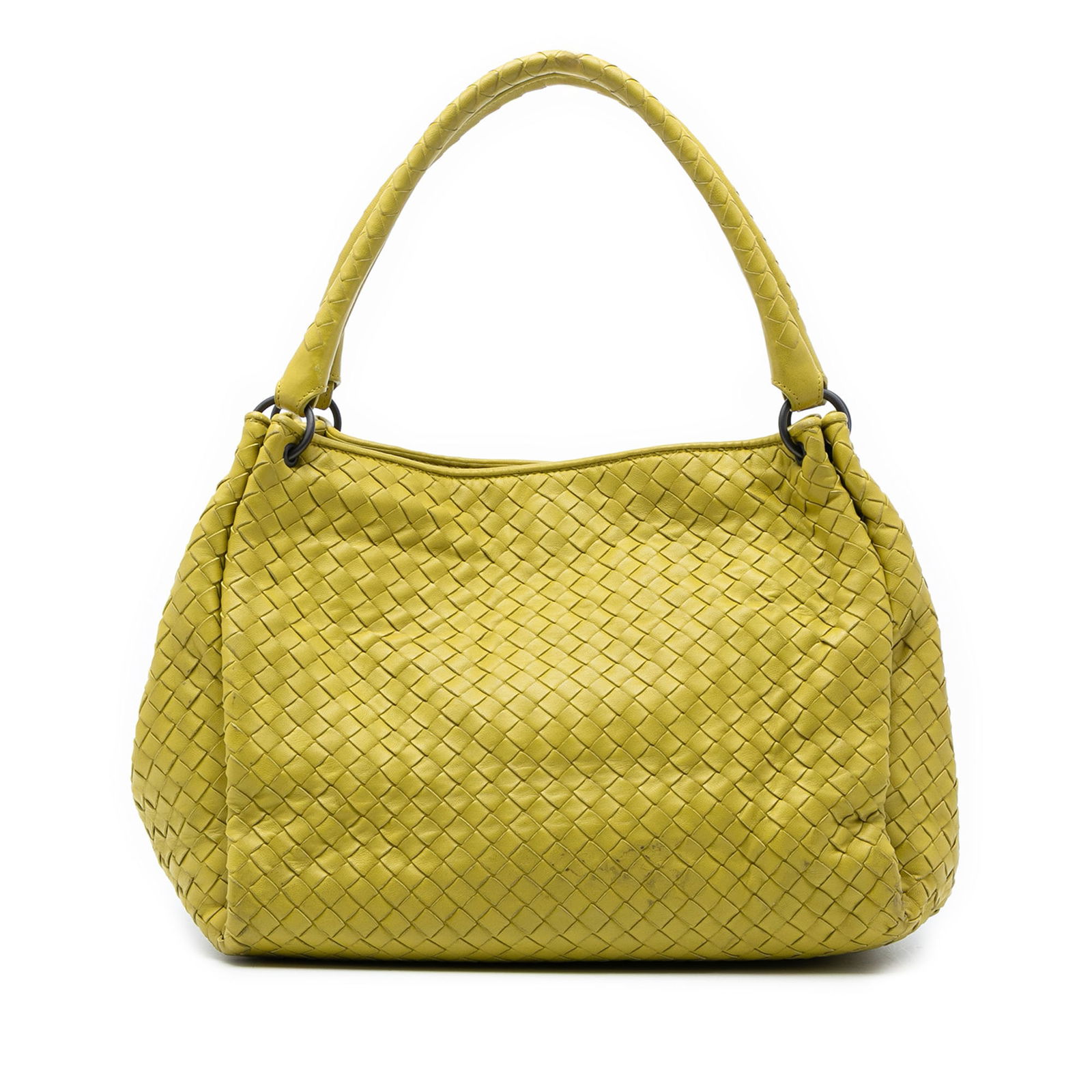 Bottega Veneta Yellow Nappa Intrecciato Parachute Tote Bag: Bottega Veneta Yellow Nappa Intrecciato Parachute Tote Bag Introducing the Bottega Veneta Nappa Intrecciato Parachute Tote, a stunning blend of luxury and functionality. This tote bag showcases a beau