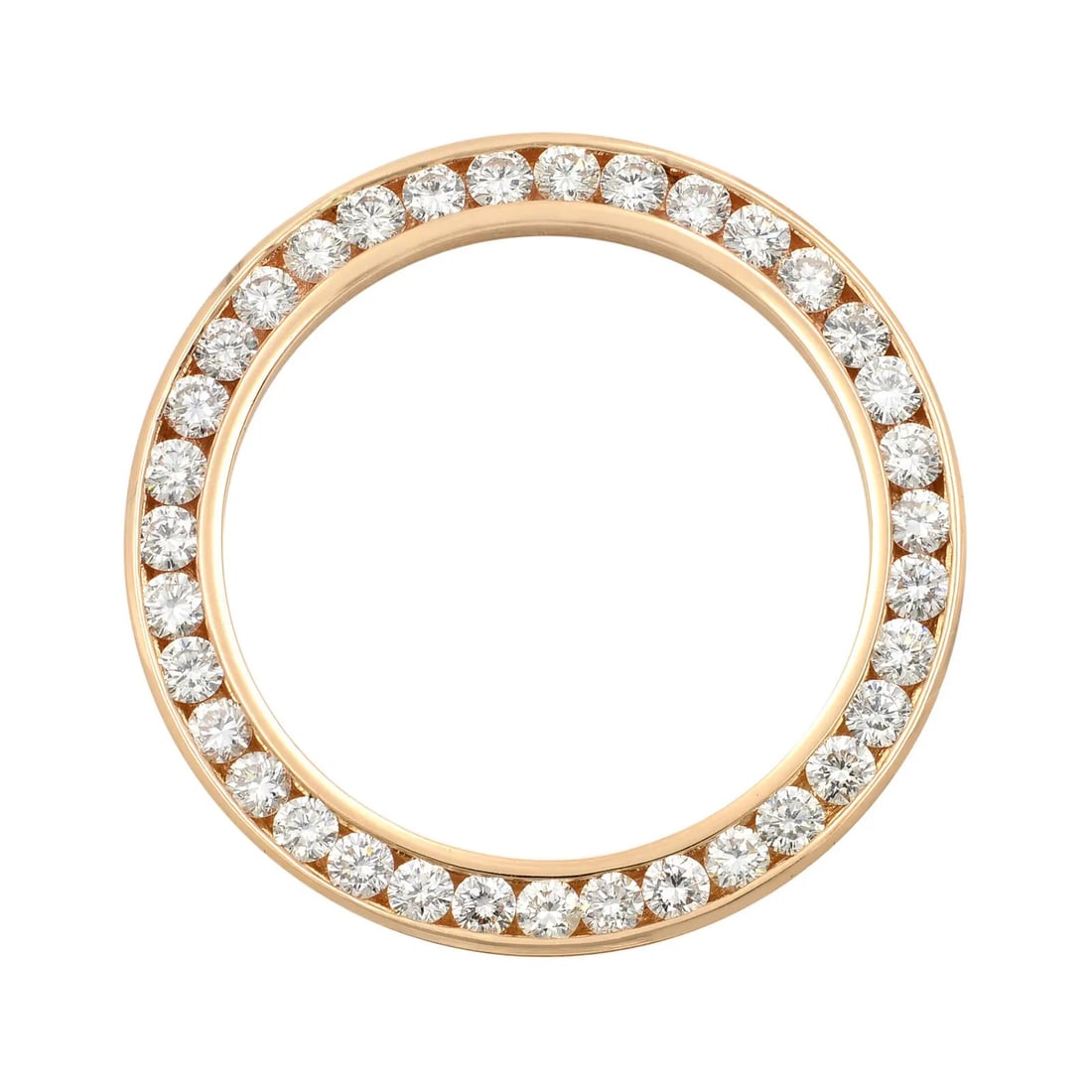 Luxury 14K Yellow Gold Bezel 4.00 cttw Diamonds for Rolex 41mm: Luxury 14K Yellow Gold Bezel 4.00 cttw Diamonds for Rolex 41mm This luxurious 14K yellow gold bezel is designed for a 41mm watch case, featuring a stunning total diamond weight of 4.00 carats with H V