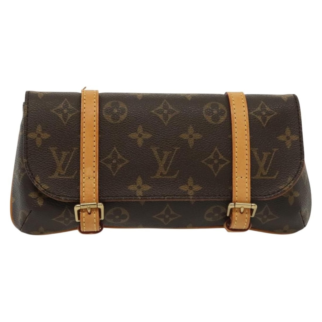 Marelle Brown Waist Bag by Louis Vuitton for Women: Marelle Brown Waist Bag by Louis Vuitton for Women This Louis Vuitton Marelle Waist Bag in brown is designed for women and features a classic silhouette with functional storage. The bag shows slight r