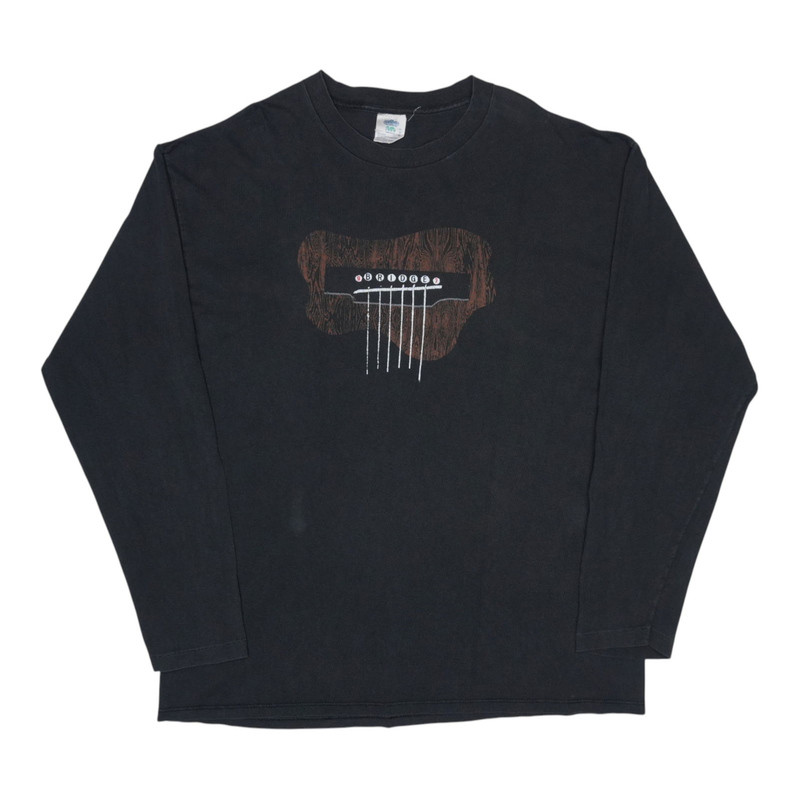 1997 Bridge School Benefit Concert Vintage Black Long Sleeve Shirt: 1997 Bridge School Benefit Concert Vintage Black Long Sleeve Shirt This original vintage 1997 Bridge School Benefit Concert Long Sleeve Shirt features unique front and back graphics, celebrating a sig