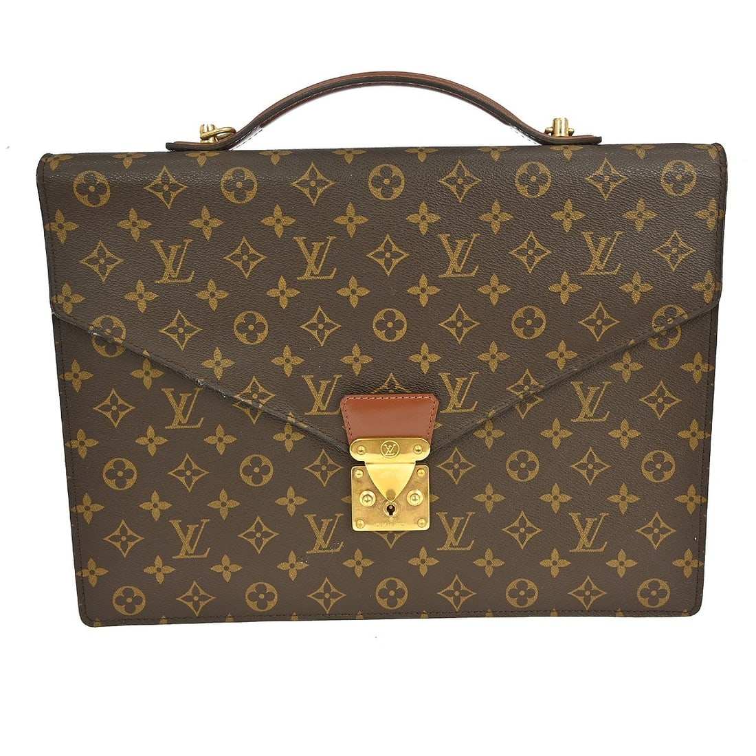 Louis Vuitton Porte-Documents Bandouliere Monogram Handbag (1 of 10)