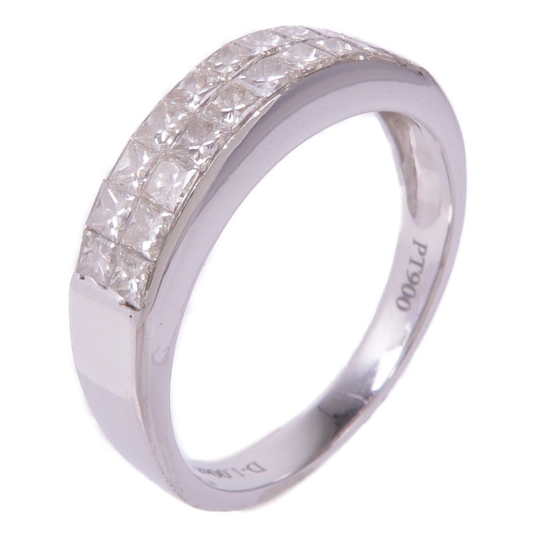 JEWELRY Diamond Ring in Pt900 Platinum Size 7.5 (1 of 10)