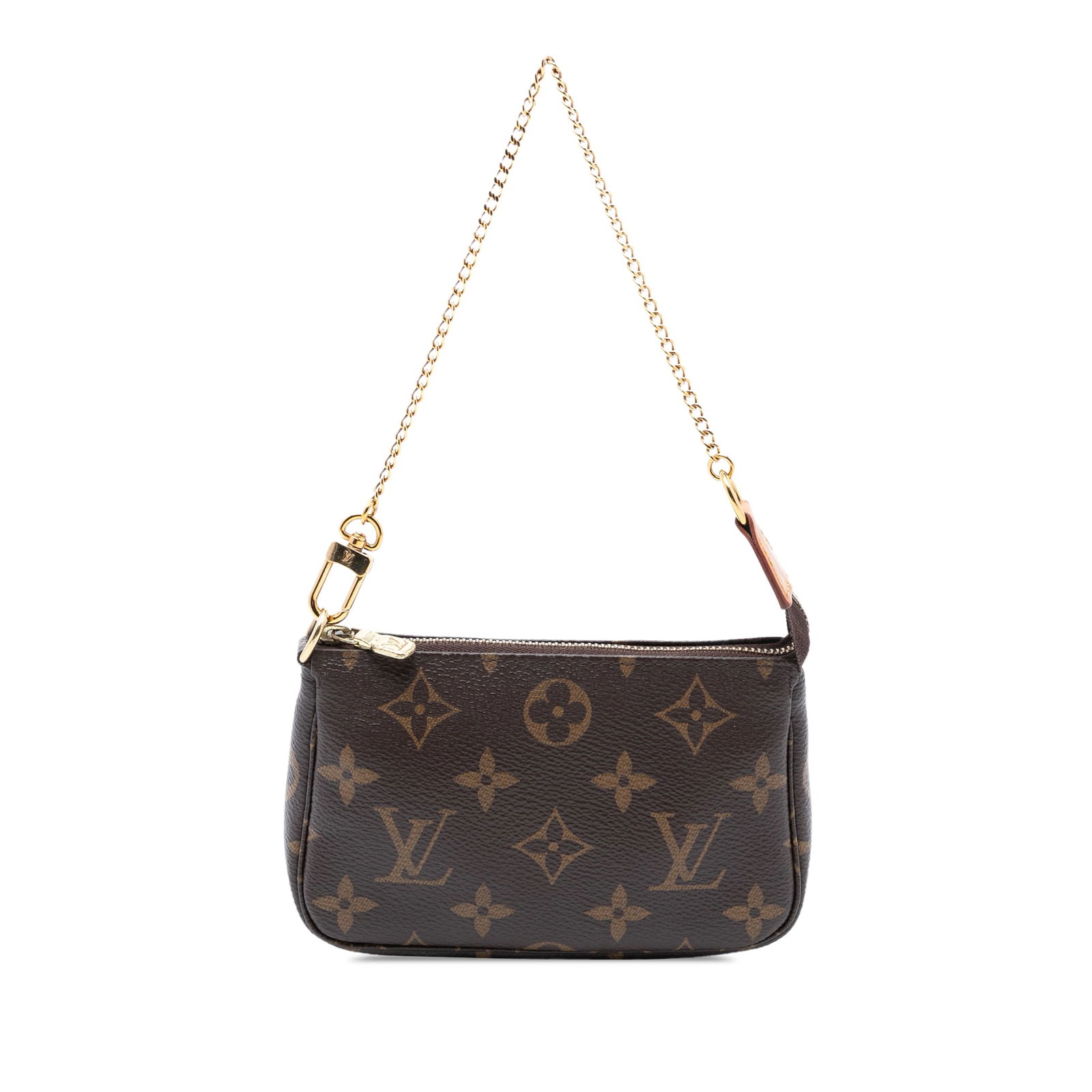 Louis Vuitton Monogram Mini Pochette Accessoires Brown Fabric Bag (1 of 7)