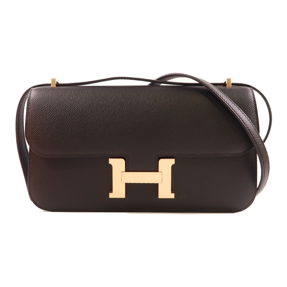 HERMES Constance Elan Shoulder Bag GHW Black Epsom Leather (1 of 13)