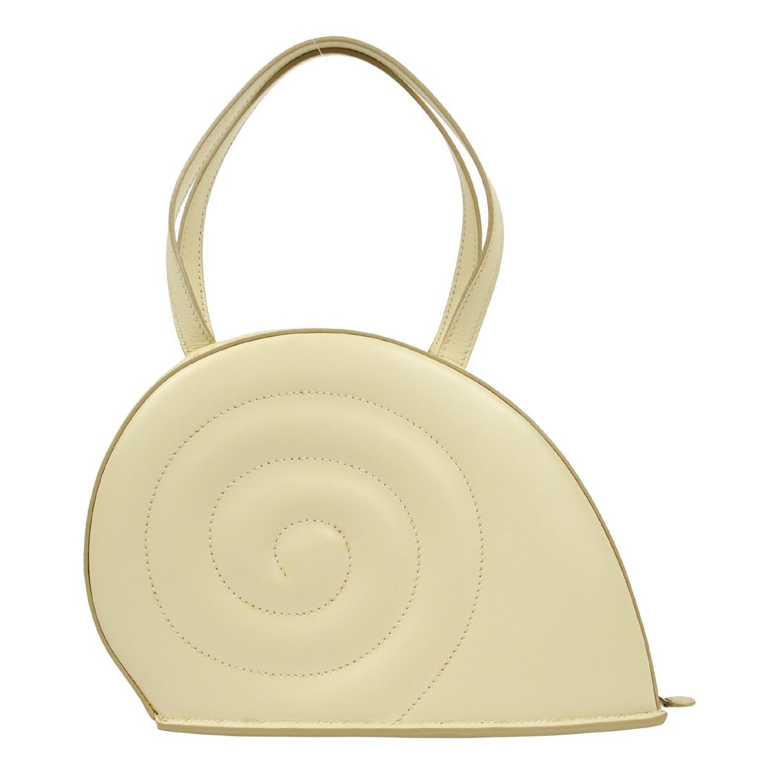 Hermes Colimacon Ivory Box Calf Top Handle Handbag with Gold Hardware: Hermes Colimacon Ivory Box Calf Top Handle Handbag with Gold Hardware The Hermes Ivory Box Calf Colimacon Handbag is a stylish and sophisticated accessory designed for elegance. This small top handle