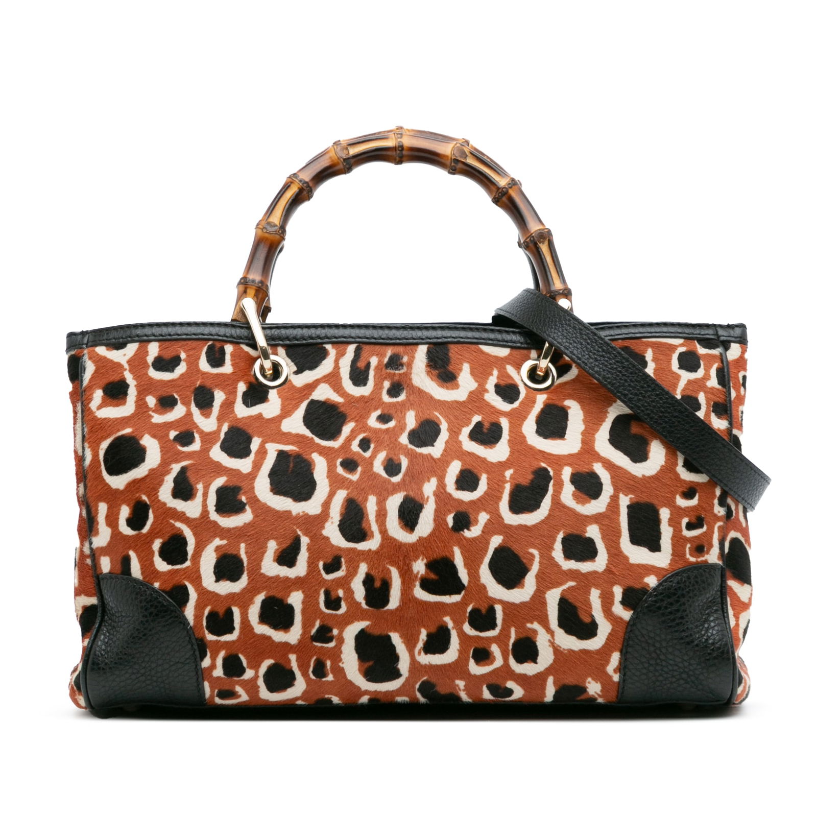 Gucci Medium Pony Hair Bamboo Shopper Satchel Orange: Gucci Medium Pony Hair Bamboo Shopper Satchel Orange The Gucci Medium Pony Hair Bamboo Shopper Satchel combines luxury and practicality with its striking design. This satchel features a pony hair body