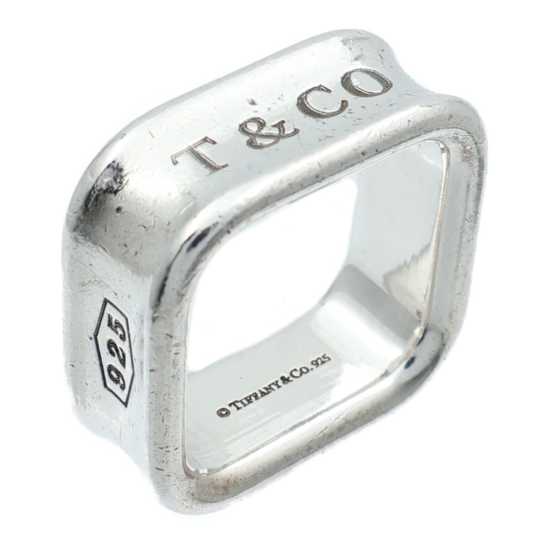 Silver 925 Ring by Tiffany & Co Size 4.25 (1 of 9)