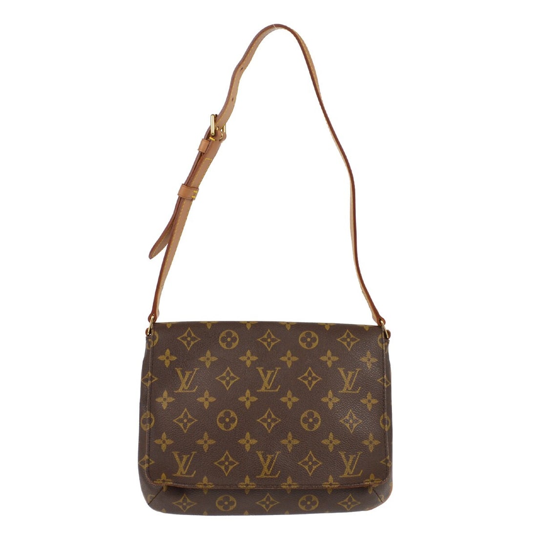 Louis Vuitton Musette Tango Shoulder Bag M51257 Monogram Canvas Brown (1 of 8)