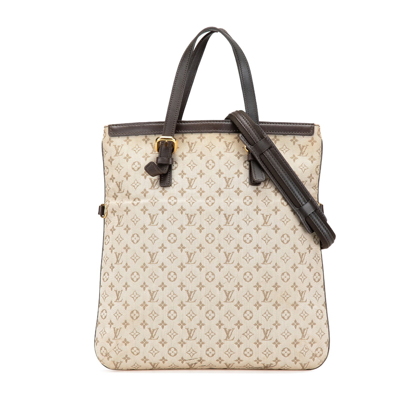 Louis Vuitton Monogram Mini Lin Francoise Brown Bag: Louis Vuitton Monogram Mini Lin Francoise Brown Bag The Louis Vuitton Monogram Mini Lin Francoise is a chic and stylish bag crafted from durable monogram mini lin canvas with leather trim. This bag fe