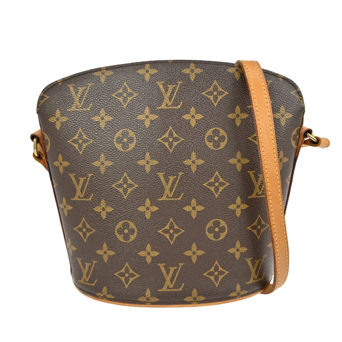 Louis Vuitton Drouot Monogram Crossbody Bag M51290: Louis Vuitton Drouot Monogram Crossbody Bag M51290 This vintage Louis Vuitton Drouot Crossbody Shoulder Bag features a classic Monogram pattern, making it a stylish accessory for casual occasions. The