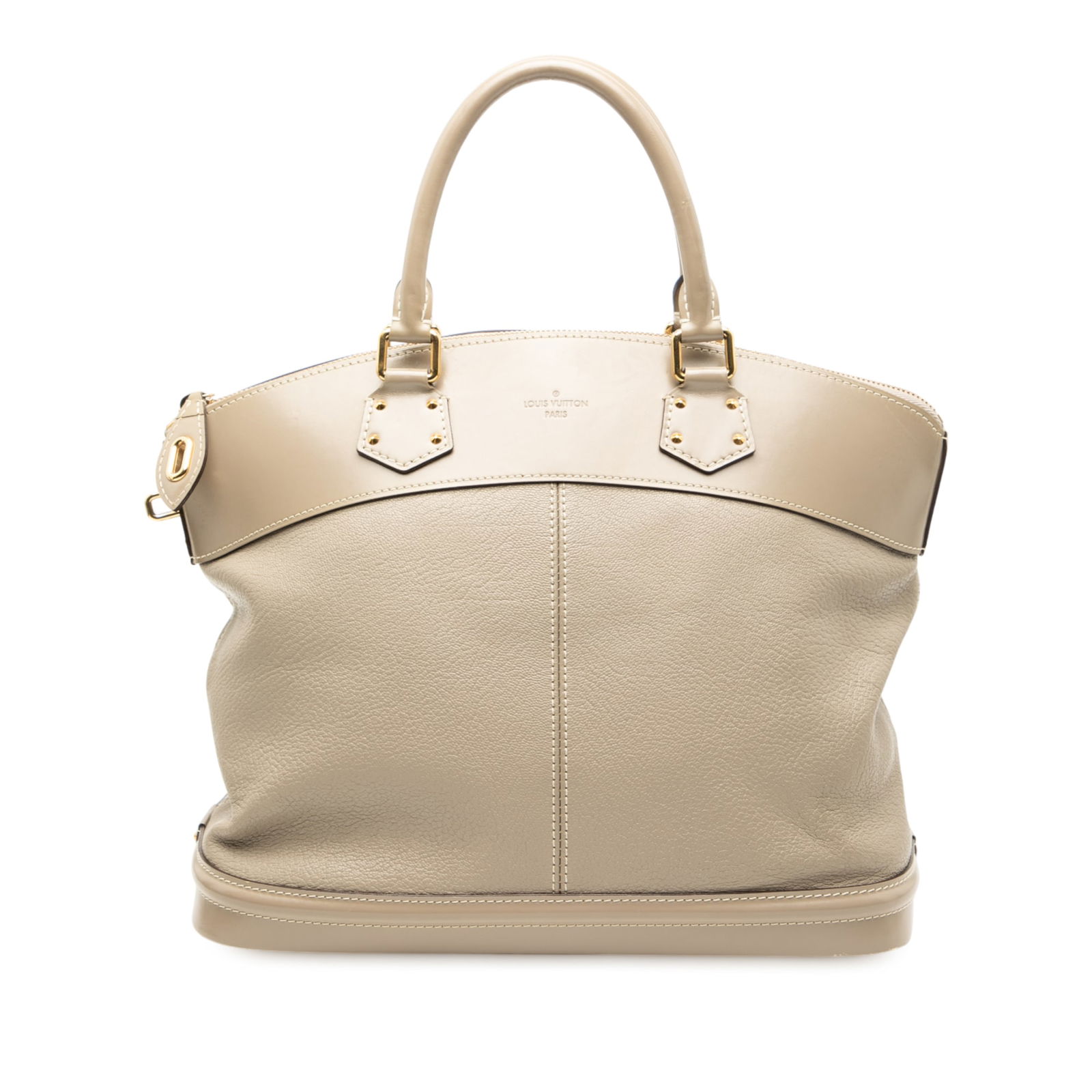 Louis Vuitton Suhali Lockit MM Brown Leather Handbag (1 of 7)