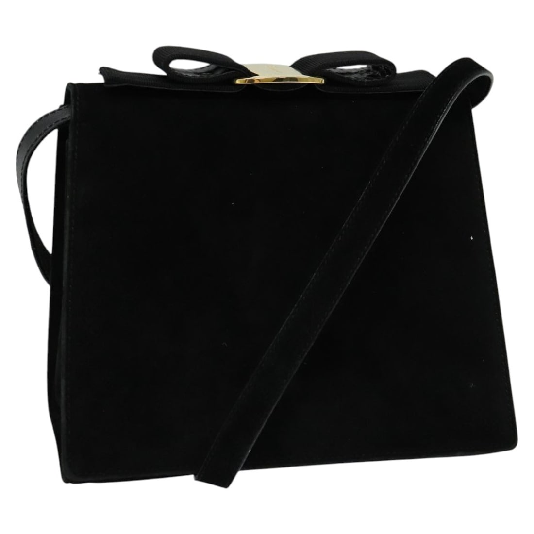 Vala Shoulder Purse by Salvatore Ferragamo in Black (1 of 1)