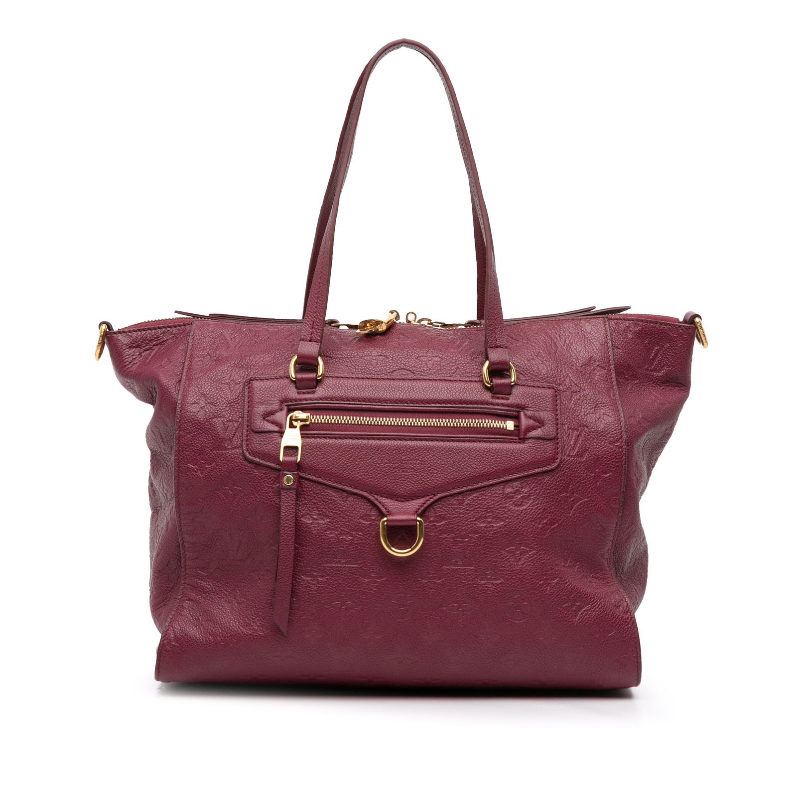 Louis Vuitton Monogram Empreinte Lumineuse PM Red Leather Bag (1 of 10)