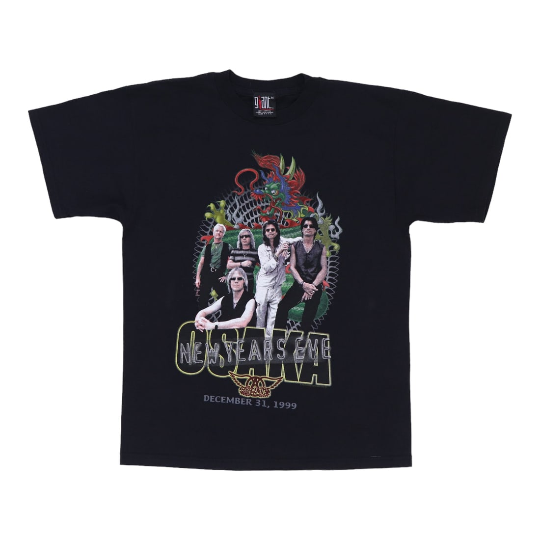 1999 Aerosmith New Years Eve Concert Shirt Black Cotton Vintage: 1999 Aerosmith New Years Eve Concert Shirt Black Cotton Vintage This original vintage 1999 Aerosmith New Years Eve Concert Shirt is a true collectible, celebrated for its unique graphics on both the f