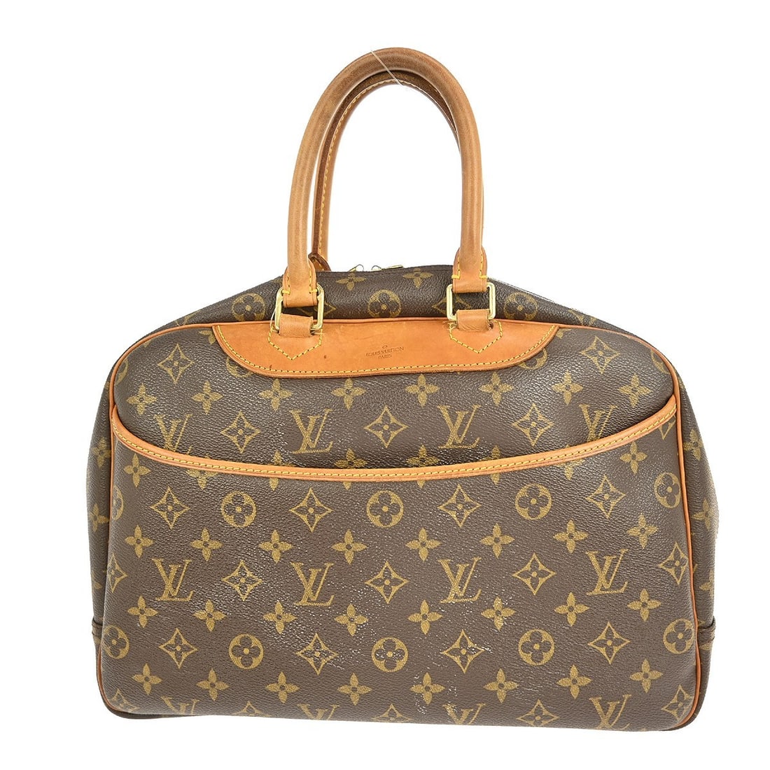 Louis Vuitton Deauville Bowling Handbag M42270 Monogram Canvas (1 of 11)