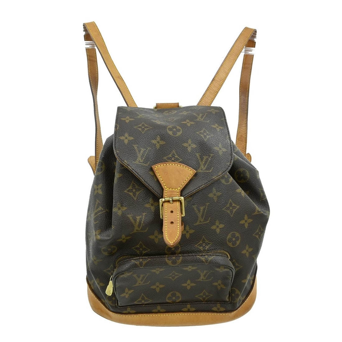 Louis Vuitton Monogram Montsouris MM Backpack M51136 Brown Canvas (1 of 11)